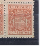 Stamps Spain -  Edifil  Telégrafos  75   