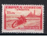 Stamps Spain -  Edifil  903  XIX Cente. de la venida de la Virgen del Pilar a Zaragoza.  