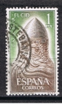 Stamps Spain -  Edifil  1444  Rodrigo Díaz de Vivar, · El Cid ·.  