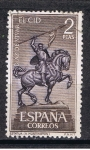 Stamps Spain -  Edifil  1445  Rodrigo Díaz de Vivar, · El Cid ·.  