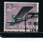 Stamps Spain -  Edifil  1402  L Aniver. de la Aviación Española.  