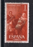 Stamps Spain -  Edifil  1325  Navidad´60.  