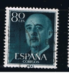 Stamps Spain -  Edifil  1152  General Franco.  