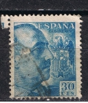 Stamps Spain -  Edifil  1049  Cid y General Franco.  