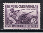 Stamps Spain -  Edifil  792  Homenaje al Ejército Popular. 