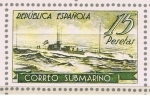 Stamps Spain -  Edifil  781  Correo Submarino.  