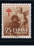 Stamps Spain -  Edifil  1123  Pro Tuberculosos. Cruz de Lorena en rojo.  