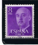 Stamps Spain -  Edifil  1162  General Franco.  