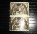 Stamps : Europe : Spain :  Sellos  Navidad 1972 -Leon