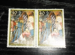 Stamps : Europe : Spain :  Sellos  Navidad 1984 -La Adoracion campos