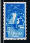 Stamps Spain -  Edifil  1182  I Cente. del Telégrafo.  