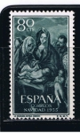 Stamps Spain -  Edifil  1184  Navidad¨55  