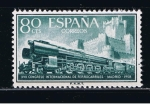 Stamps Spain -  Edifil  1234  XVII Congreso Internacional de Ferrocarriles.  