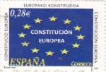 Stamps Spain -  Constitución Europea     (G)