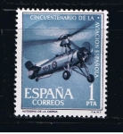 Stamps Spain -  Edifil  1401  L Aniver. de la Aviación Española.  