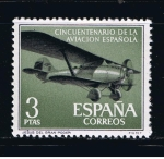 Stamps Spain -  Edifil  1403  L Aniver. de la Aviación Española.  