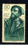 Stamps Spain -  Edifil  1456  Forjadores de América.  ( Juan de Garay. ( 1528 - 1583 ) 