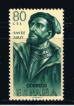 Stamps Spain -  Edifil  1456  Forjadores de América.  ( Juan de Garay. ( 1528 - 1583 ) 