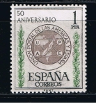 Stamps Spain -  Edifil  1462  L aniversario de la Unión Postal de las Américas. y España.  