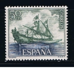 Stamps Spain -  Edifil  1602  Homenaje a la Marina Española.  