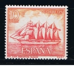 Stamps Spain -  Edifil  1612  Homenaje a la Marina Española.  