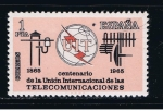 Stamps Spain -  Edifil  1670  Centenario de la Unión Internacional de las Telecomunicaciones.  · Dibujos alusivos. 