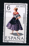 Stamps Spain -  Edifil  1769  Trajes típicos españoles.  