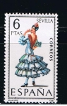 Stamps Spain -  Edifil  1956  Trajes típicos españoles.  