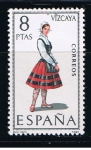 Stamps Spain -  Edifil  2016  Trajes típicos españoles.  