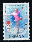 Stamps Spain -  Edifil  2075  XI Juegos Olímpicos de Invierno en Sapporo.  