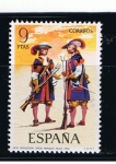 Stamps Spain -  Edifil  2171  Uniformes militares.   