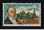 Stamps Spain -  Edifil  2173  125º Aniver. del Ferrocarril Barcelona-Mataró.  