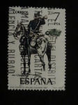 Stamps Spain -  TROMPETA DE ARTILLERÍA 1887