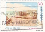 Stamps Spain -  ARQUEOLOGIA- Cabezo de Alcalá de Azaila(Teruel)      (Ñ)