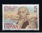 Stamps Spain -  Edifil  2536  Defensa Naval de Tenerife. Siglo XVIII.  