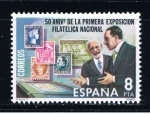 Stamps Spain -  Edifil  2576  50 Aniver. de la Primera Exposición Filatélica Nacional.  