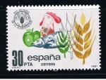 Stamps Spain -  Edifil  2629  Día Mundial de la alimentación.  