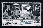 Stamps Spain -  Edifil  2630  El Gernica en España.  