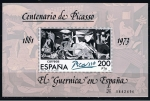 Stamps Spain -  Edifil  2631  El Gernica en España.  