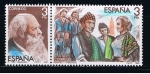 Stamps Spain -  Edifil  2651-52  Maestros de la Zarzuela.   