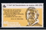 Stamps Spain -  Edifil  2865  V Cente. del Descubrimiento de América.  