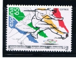 Stamps Spain -  Edifil  2909  Nominación de Barcelona como sede  Olímpica 1992.  