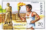 Stamps Spain -  Edifil  2917  Exposición Filatélica Nacional  Exfilna¨87.  