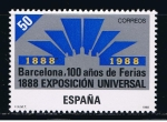 Stamps Spain -  Edifil  2951  I Cente. de la Exposición Universal de Barcelona.  