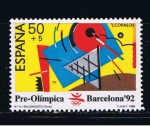 Stamps Spain -  Edifil  2966  Barcelona´92  I  serie Pre-Olímpica.  