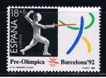 Stamps Spain -  Edifil  3025  Barcelona´92.  III serie Pre-Olímpica.  