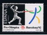 Stamps Spain -  Edifil  3025  Barcelona´92.  III serie Pre-Olímpica.  