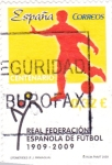 Stamps Spain -  Real Federación Española de Futbol 1909-2009     (P)