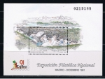 Stamps Spain -  Edifil  3145  Exposición Filatélica Nacional Exfilna´91.  