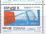 Stamps Spain -  Edifil  3175  Exposición Universal de Sevilla.  Expo´92.  